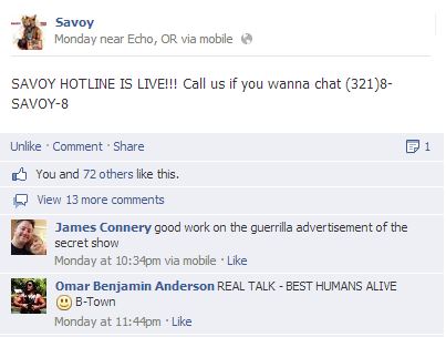 Savoy Hotline